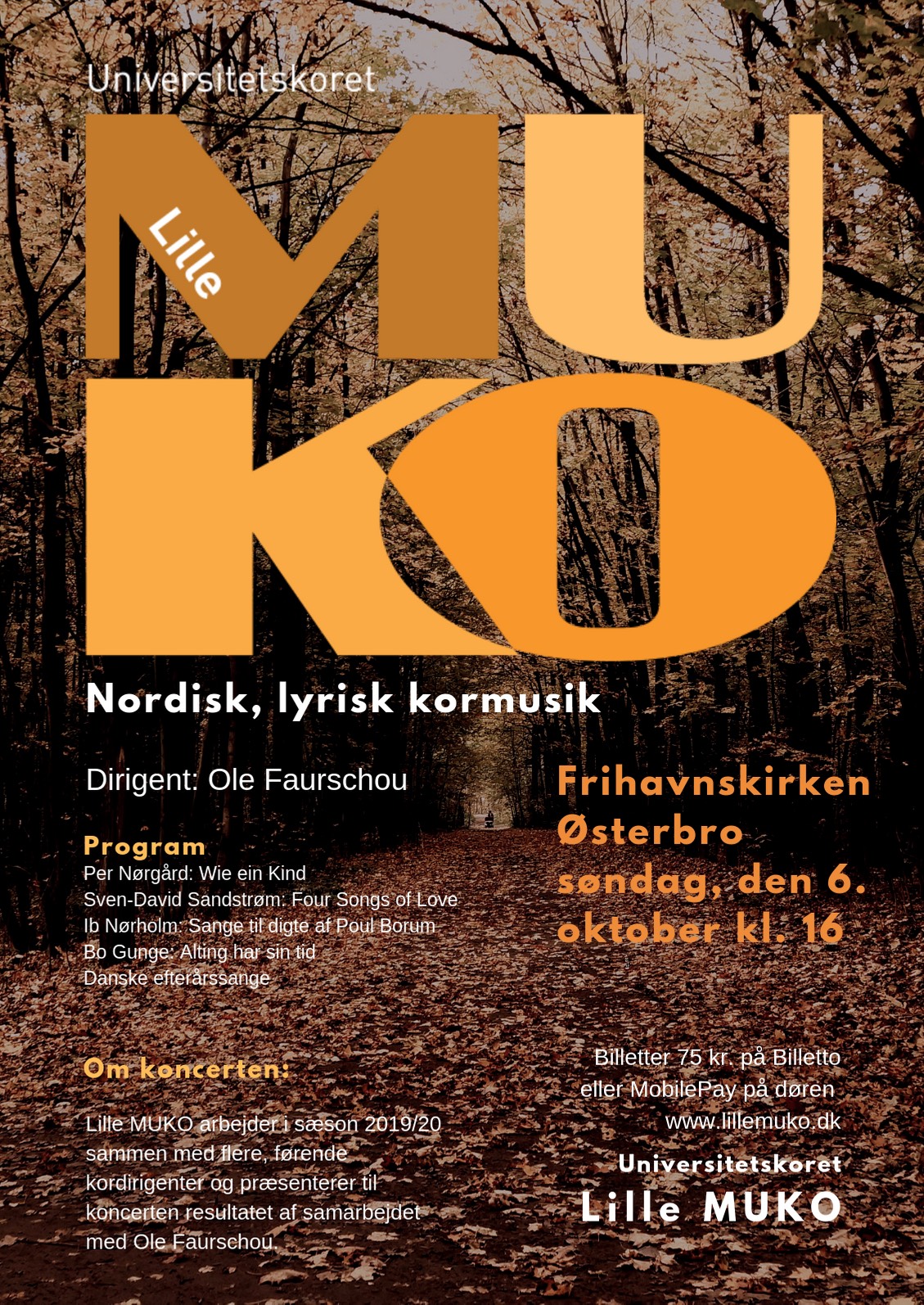 Nordisk, lyrisk kormusik - Universitetskoret Lille MUKO - Klassisk kor i København Nordisk, lyrisk kormusik - Universitetskoret Lille MUKO - Klassisk kor i København